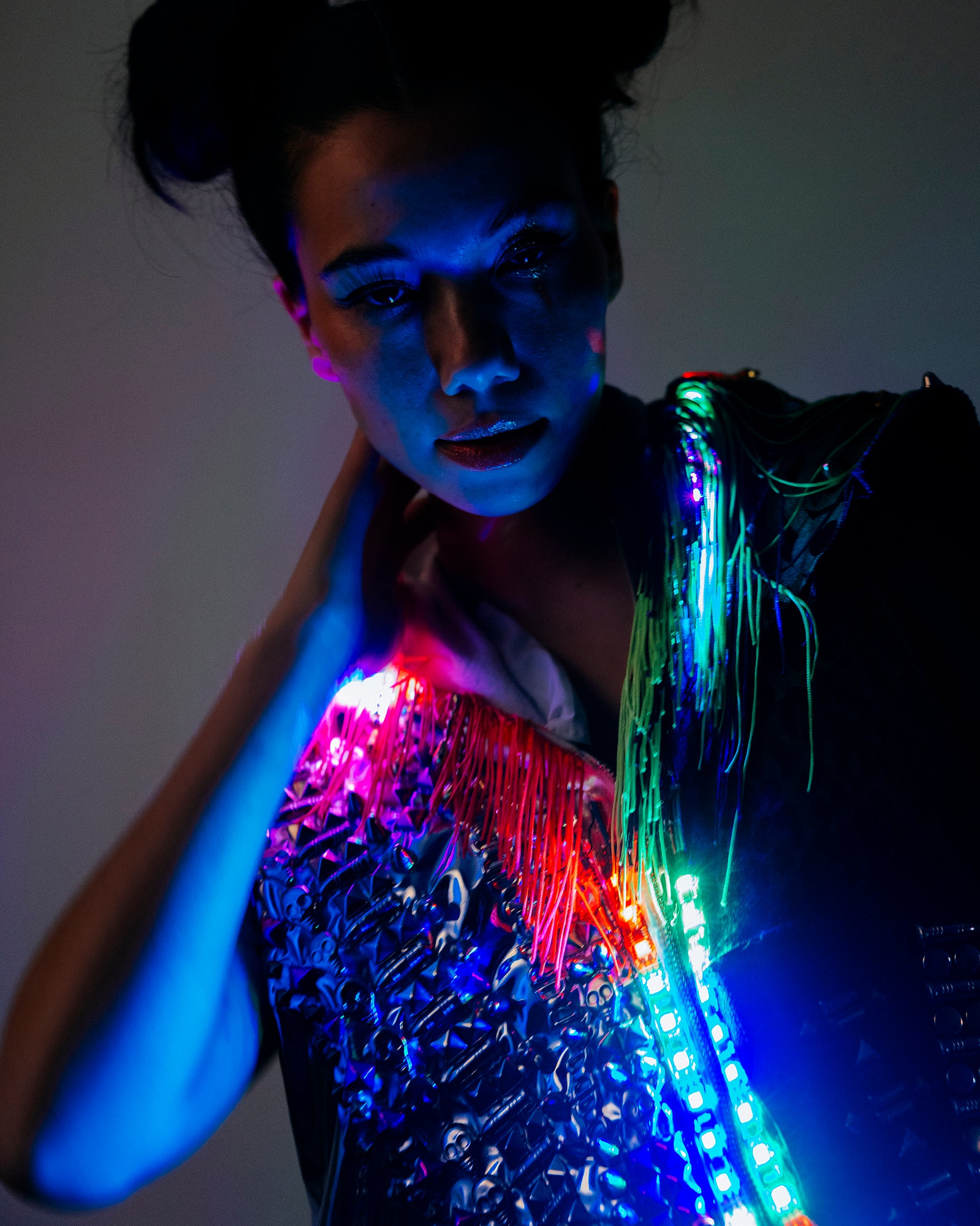 Custom LED Hoodie Tinsel Arcade