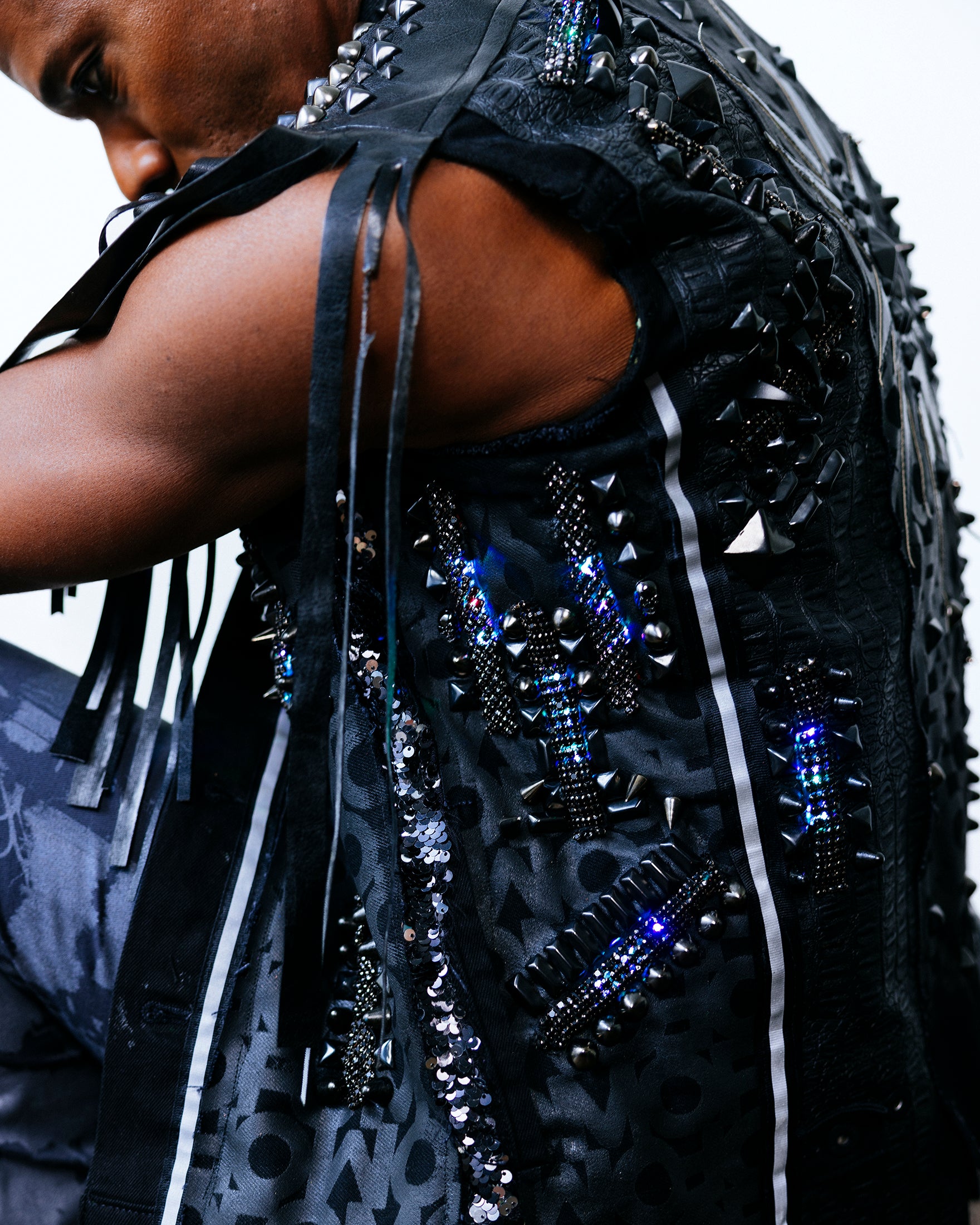 ネル デザイン ベストneru design works vest denim neru vest 大人/子供 ・ ベストできましたー ・ こんな感じです