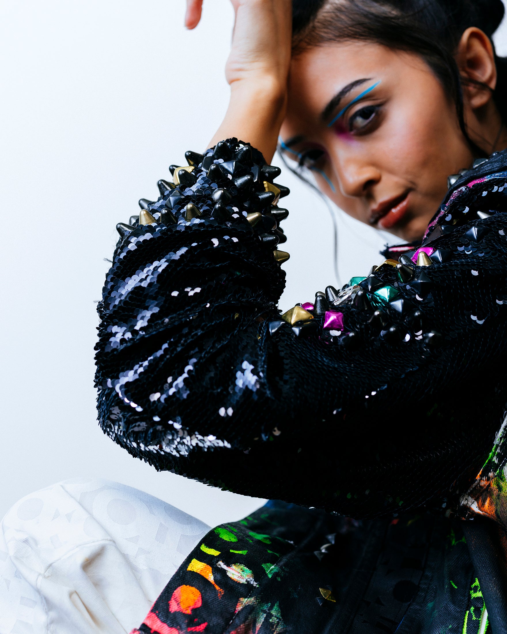 Neonite Denim Jacket - Black – Tinsel Arcade