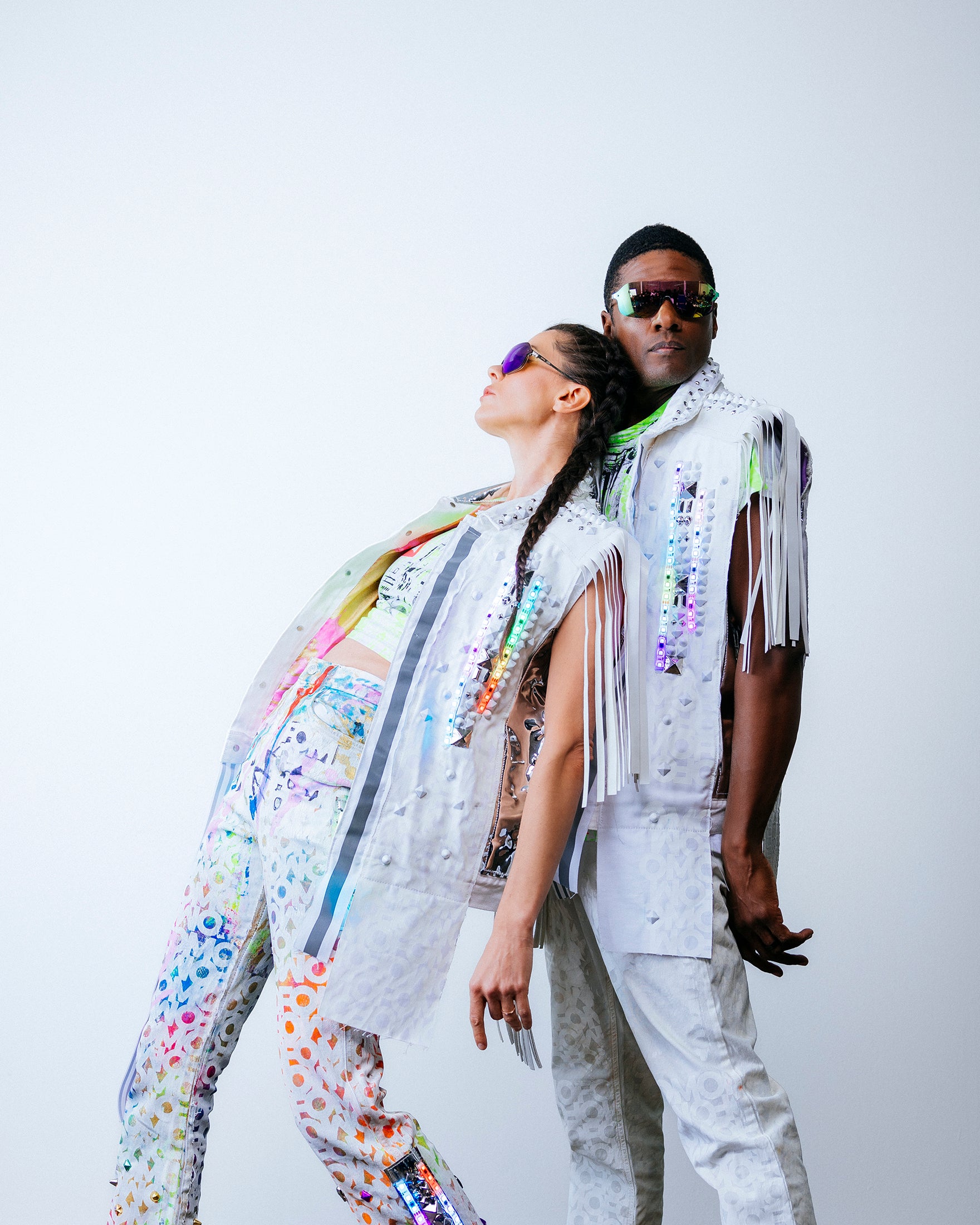 Observer Denim Vest 1.0 - White – Tinsel Arcade