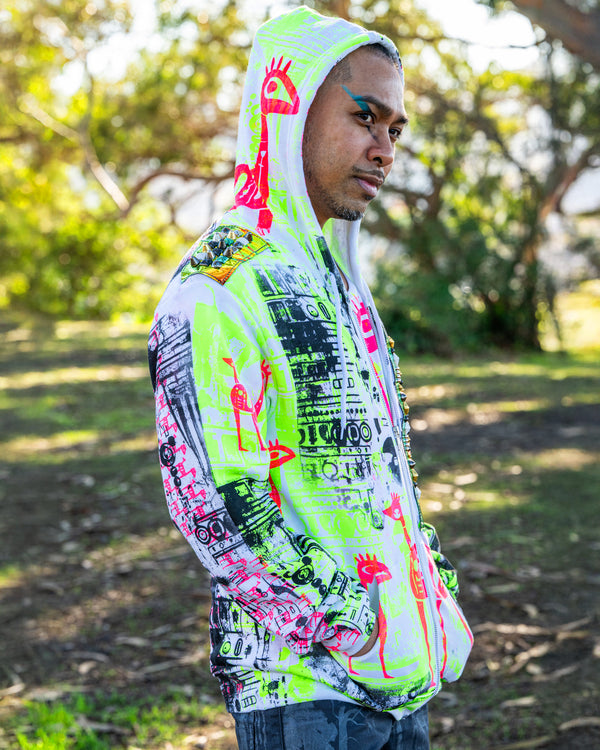 Alien Graffiti Hoodie